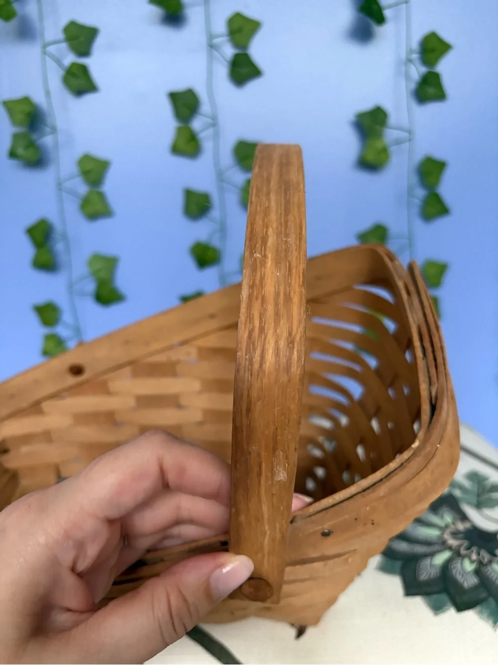 Longaberger vegetable basket FAIR CONDITION